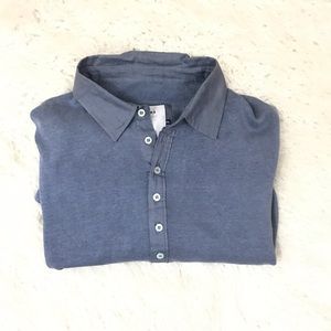 Escales Paris linen long sleeve top 2XL